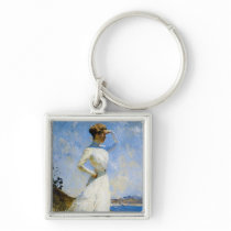 Sunlight by Frank Benson Key Chains