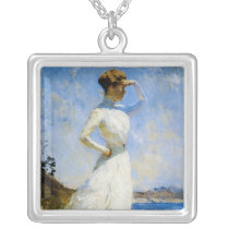 Sunlight by Frank Benson Personalized Necklace