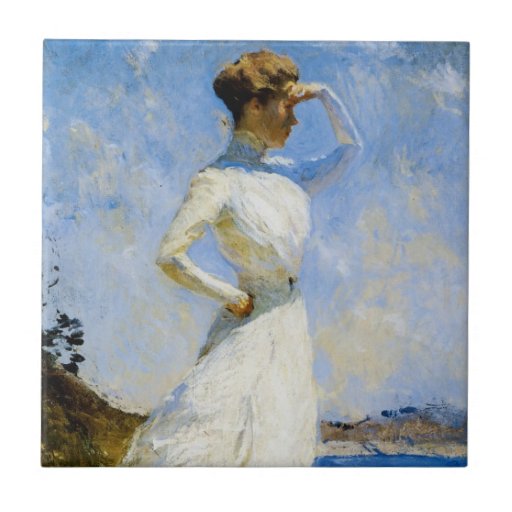 Sunlight by Frank Benson Tile