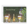 Sunlit beer party invitation