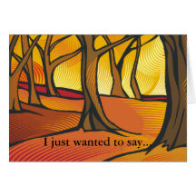 Sunlit Forest Set Greeting Cards