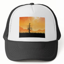 Sunlit Mountain Range hats