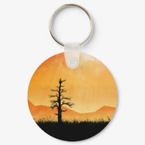 Sunlit Mountain Range keychains by flyingdisc Sunlit Mountain Range keychains