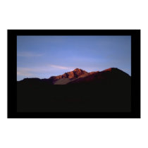 Sunlit Mountain Tops posters