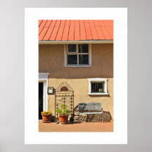 Sunlit Patio Posters