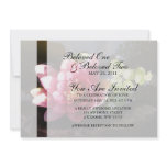 Sunlit Pink Water Lily Personalized Invitations