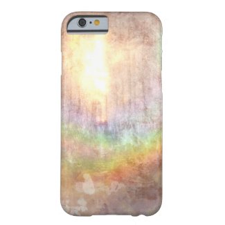 sunlit rainbow grunge effect abstract art iPhone 6 case