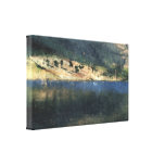 Sunlit Trees Canvas Print