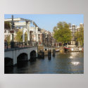 Sunny Amsterdam Picture Photo Poster Souvenir print