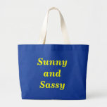 Sunny And Sassy tote bag