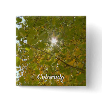 Sunny Aspen Button