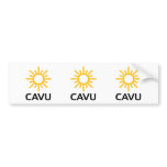 Sunny Aviation Lingo CAVU Bumper Stickers