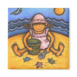 sunny baby refrigerator magnet