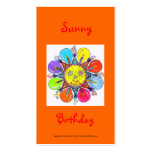 Sunny Birthday Series #1 Business Cards
