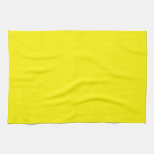 Sunny Bright Yellow Towels Zazzle
