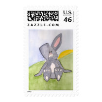 Sunny Bunny Postage Stamp