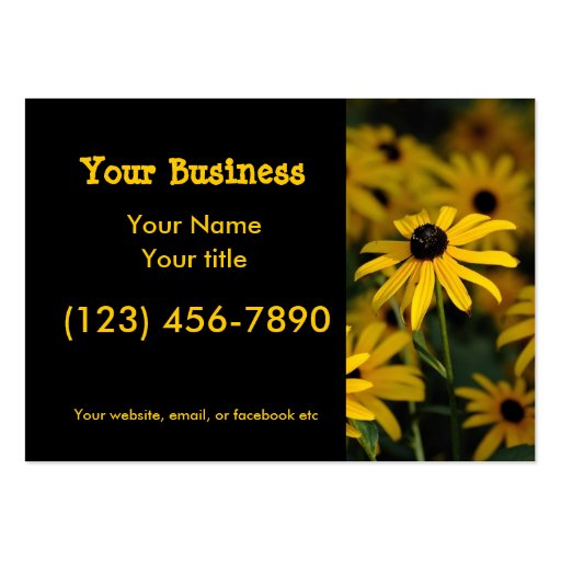 Sunny business card (front side)