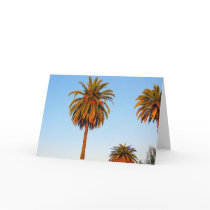 Sunny California Palm Trees Greeting Card by DonnaGrayson Sunny California Palm Trees Greeting Card