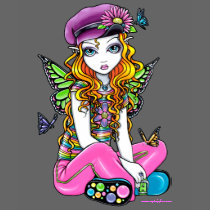 "Sunny" Candied Butterfly Rainbow Fairy Top t-shirts