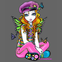 "Sunny" Candied Butterfly Rainbow Fairy Top t-shirts