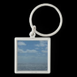 Sunny Caribbean Sea Keychain