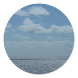 Sunny Caribbean Sea Sticker