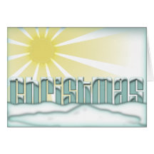 Sunny Christmas Card