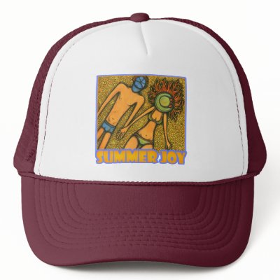 Sunny Couple Trucker Hats by VioDeSign