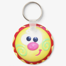 Sunny Cupcake Keychain