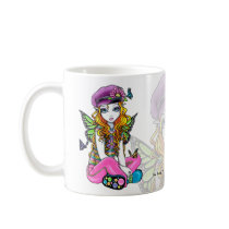 "Sunny" Cute Rainbow Butterfly Fairy Mug mugs