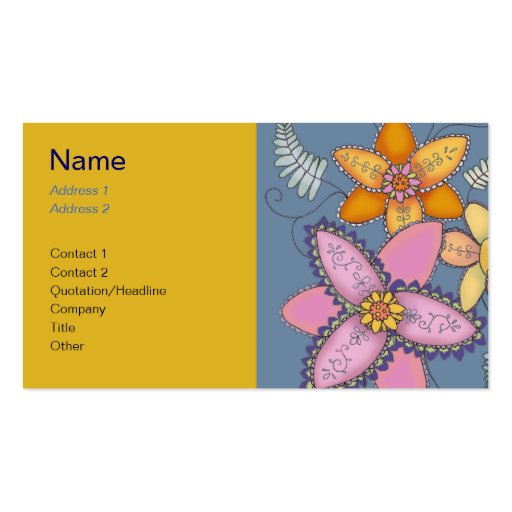 Sunny Daffodil Business Cards
