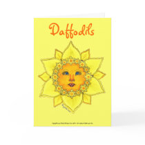 Sunny Daffodil - Greeting Card (Mother's Day)
