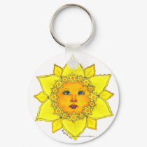 Sunny Daffodil - Keyring keychains by noobeegin Sunny Daffodil - Keyring keychains