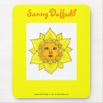 Sunny Daffodil - Mousepad (yellow) by noobeegin Sunny Daffodil - Mousepad (yellow)