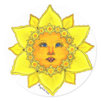 Sunny Daffodil - Stickers by noobeegin Sunny Daffodil - Stickers