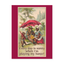 Sunny Day Bear Postcard postcards