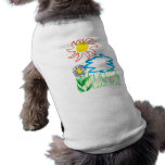 sunny day doggie tshirt