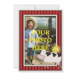 Sunny Day Funny Cow  - Kids' Party or Baby Shower Personalized Announcements