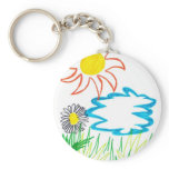 sunny day keychain