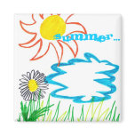 sunny day refrigerator magnets
