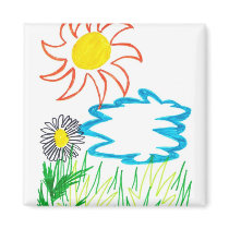sunny day magnet