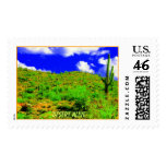 Sunny Desert Day, Desert Alive postage