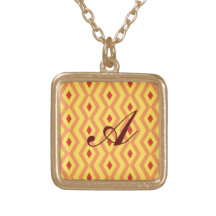 Sunny Diamond Zigzag Necklace