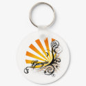Sunny Floral Graphic Georgia Keychain by MugUSA Sunny Floral Graphic Georgia Keychain