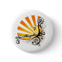Sunny Floral Graphic New Hampshire Button