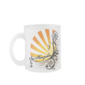 Sunny Floral Graphic New Hampshire Mug Glass