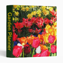 Sunny Garden 3 Ring Binder