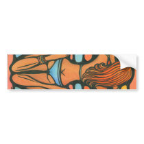 Sunny Girl bumper stickers by VioDeSign Sunny Girl bumper stickers