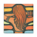 Sunny Girl Fridge Magnet