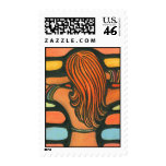 Sunny Girl Postage Stamps